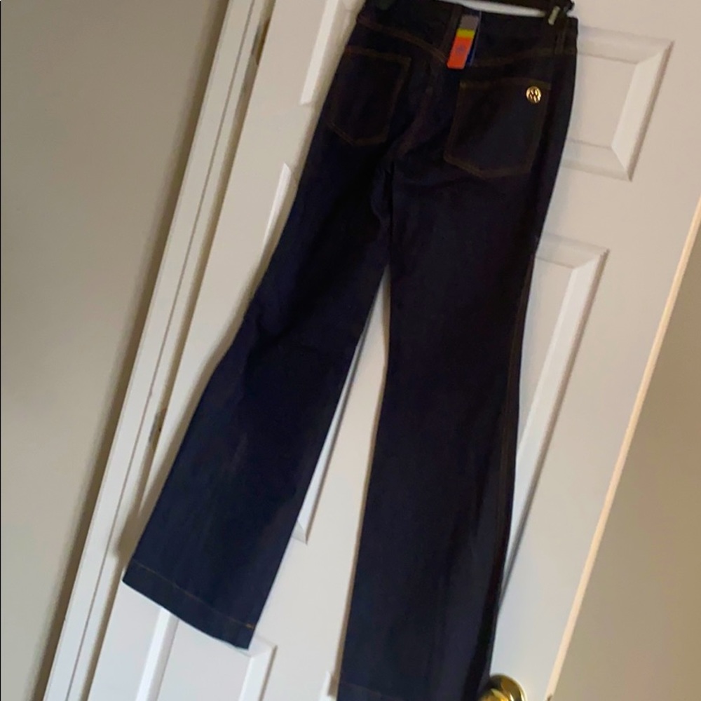 Tory Burch high-rise flare denim jeans